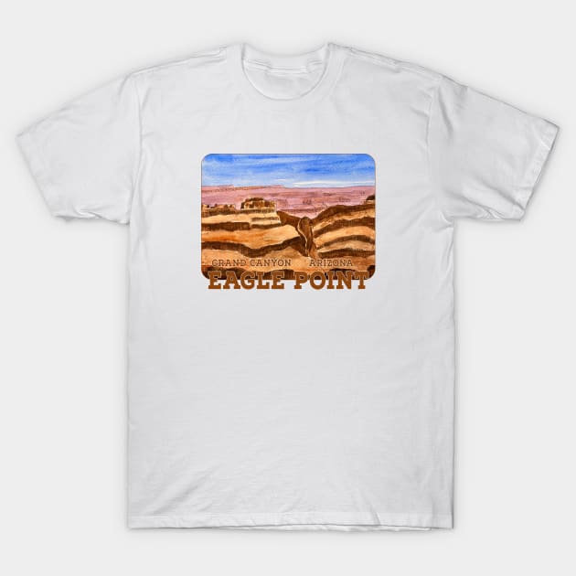 Eagle Point, Grand Canyon Arizona T-Shirt by MMcBuck